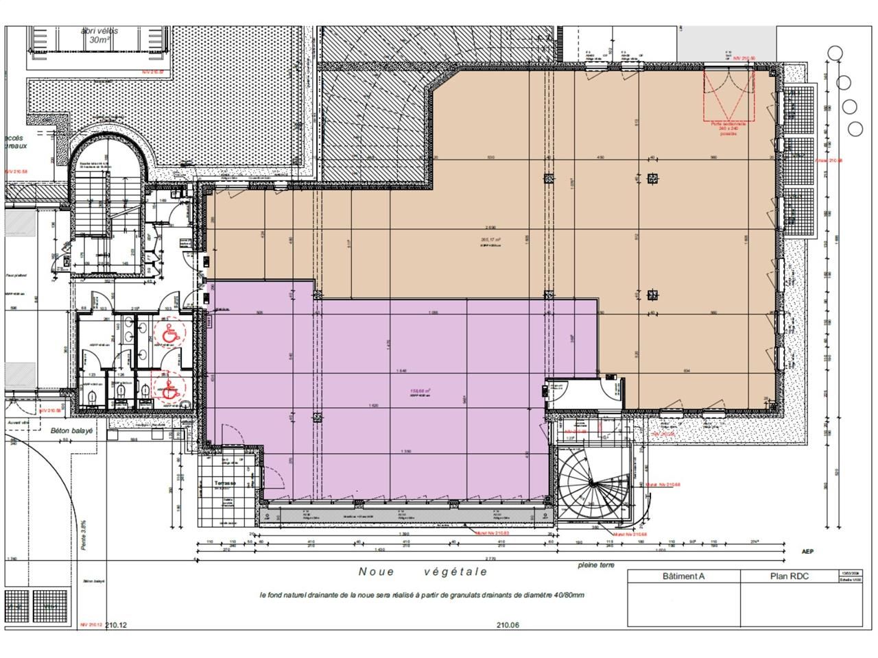 Location bureaux 1392 m² divisibles à partir de 370 m²
