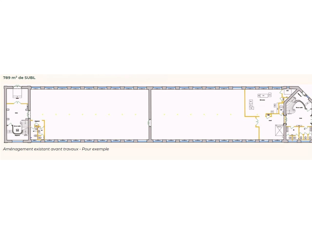 Vente bureaux 3614 m² divisibles à partir de 602 m²