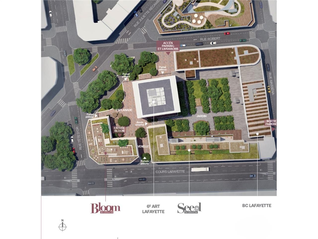 Location bureaux 8078 m² divisibles à partir de 1048 m²