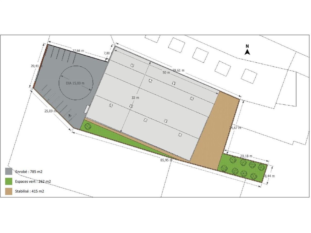 Location entrepots 1587 m² divisibles à partir de 600 m²