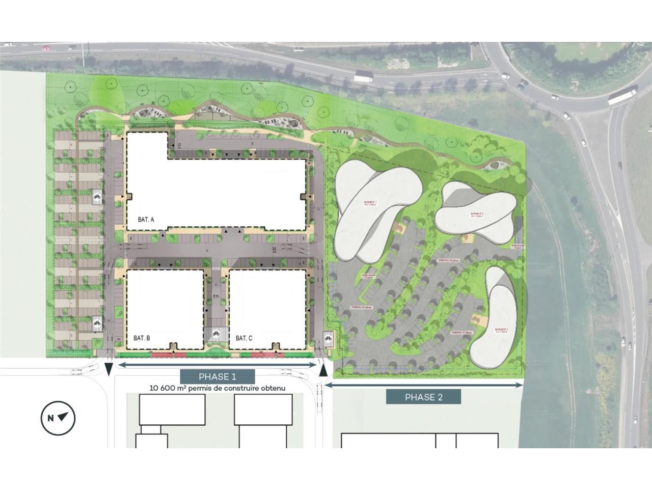 Location entrepots 10591 m² divisibles à partir de 1286 m²