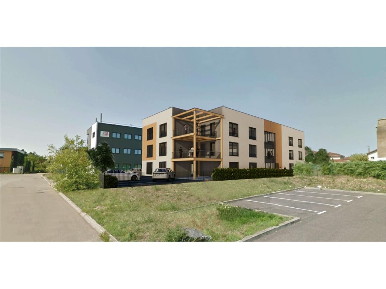 Immeuble de bureaux neuf en structure bois et car