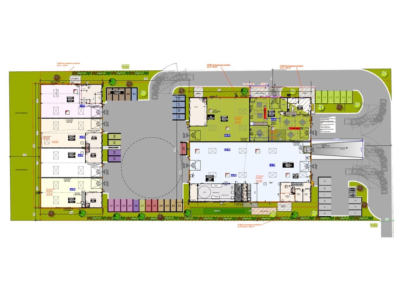 Location entrepots 327 m² non divisibles