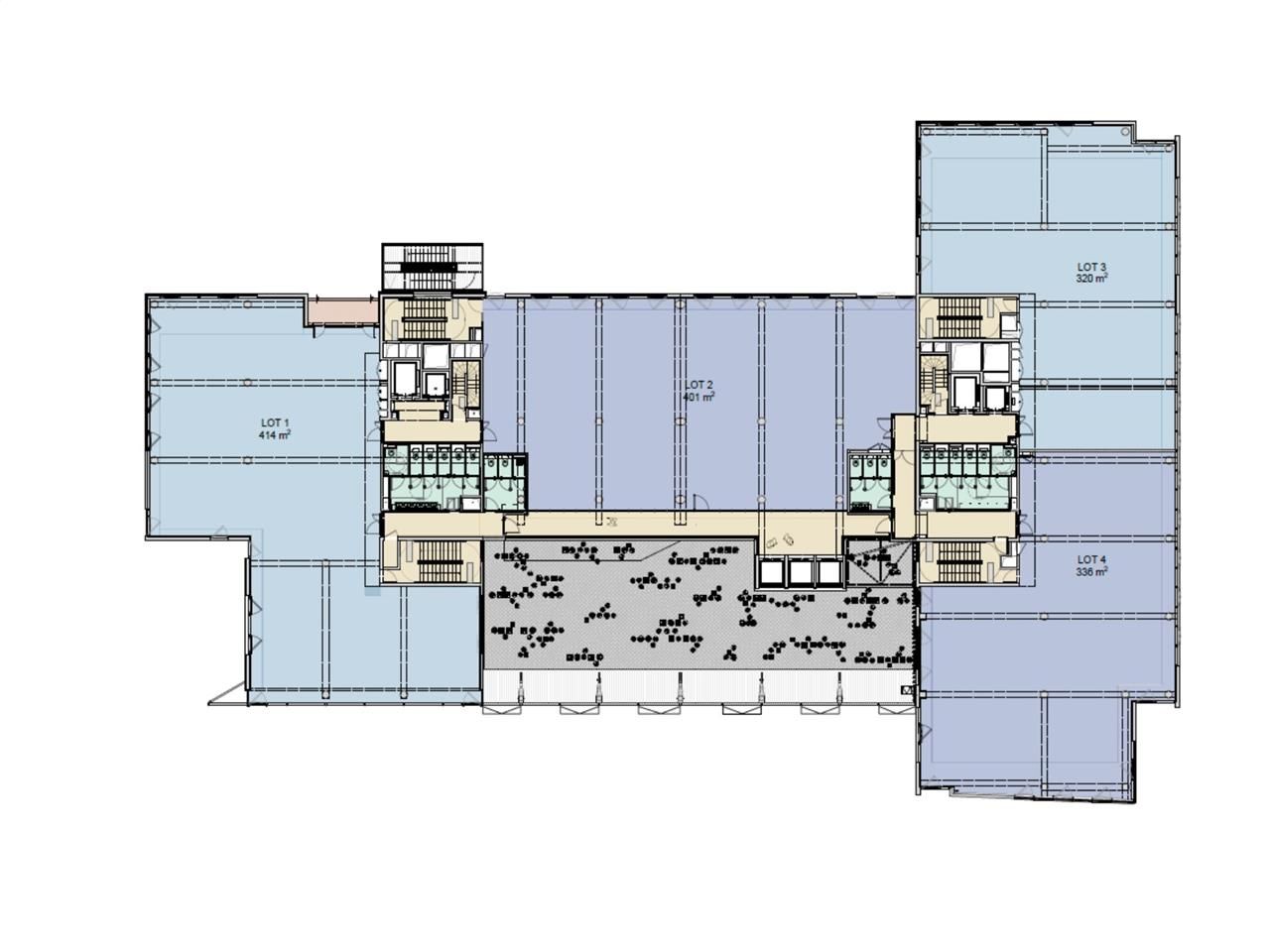 Location bureaux 16307 m² divisibles à partir de 5200 m²