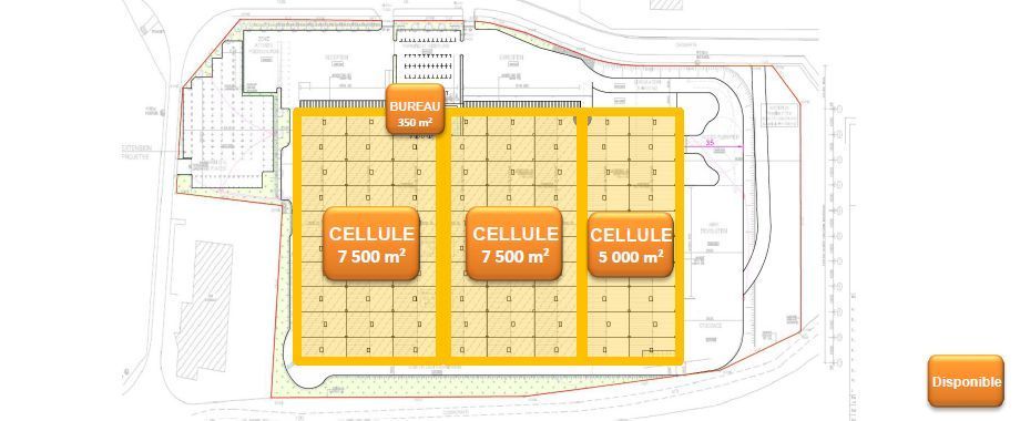 Location entrepots 20079 m² divisibles à partir de 4700 m²