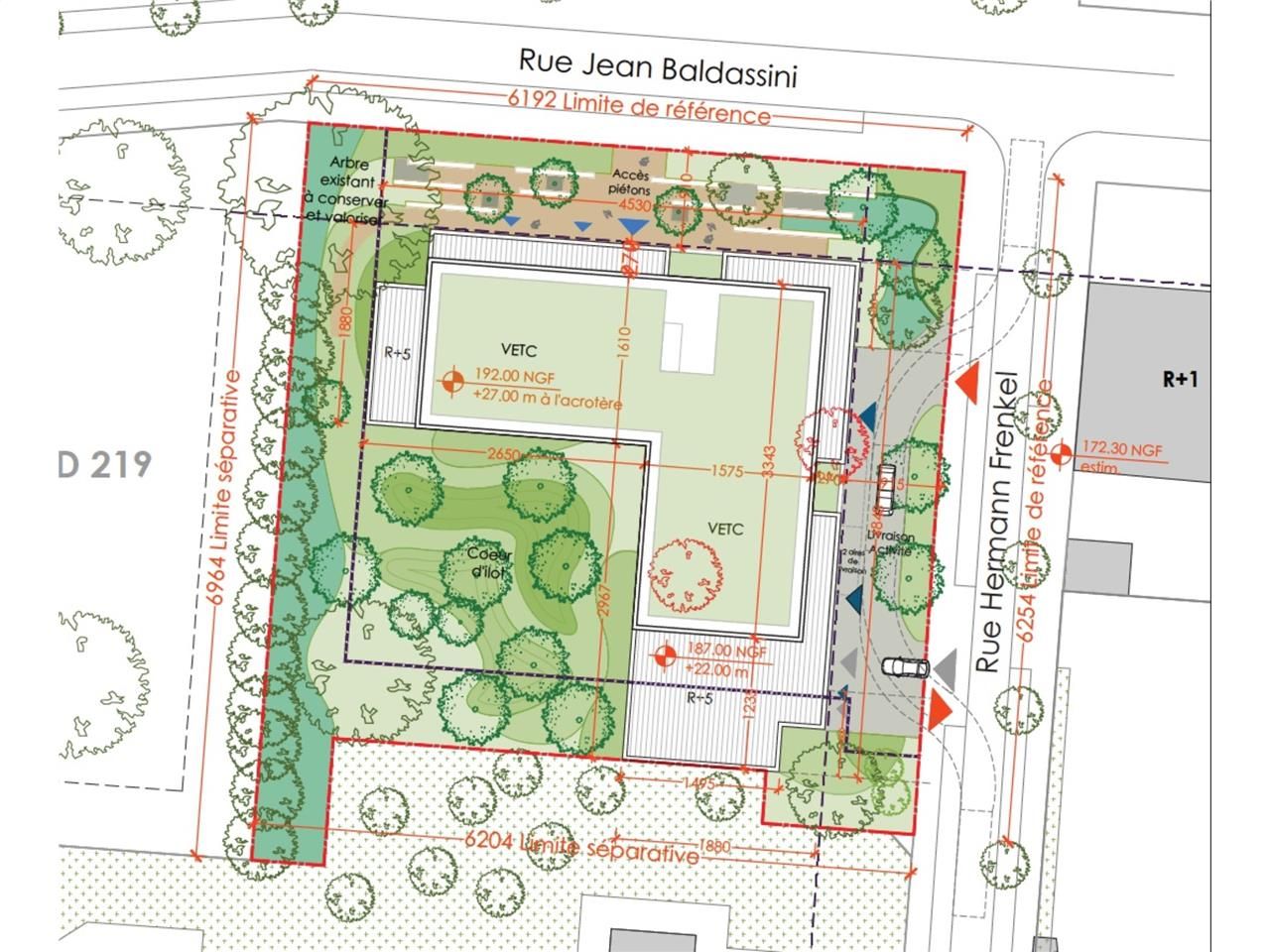Vente bureaux 6465 m² divisibles à partir de 22 m²