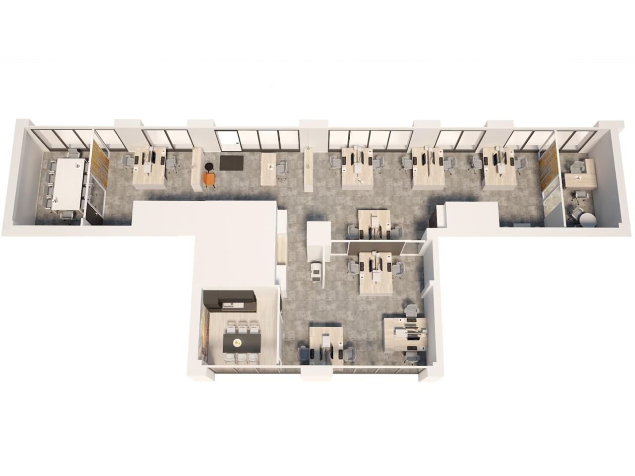 Vente bureaux 215 m² non divisibles