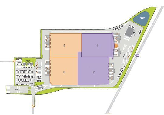 Location entrepots 19864 m² divisibles à partir de 9746 m²