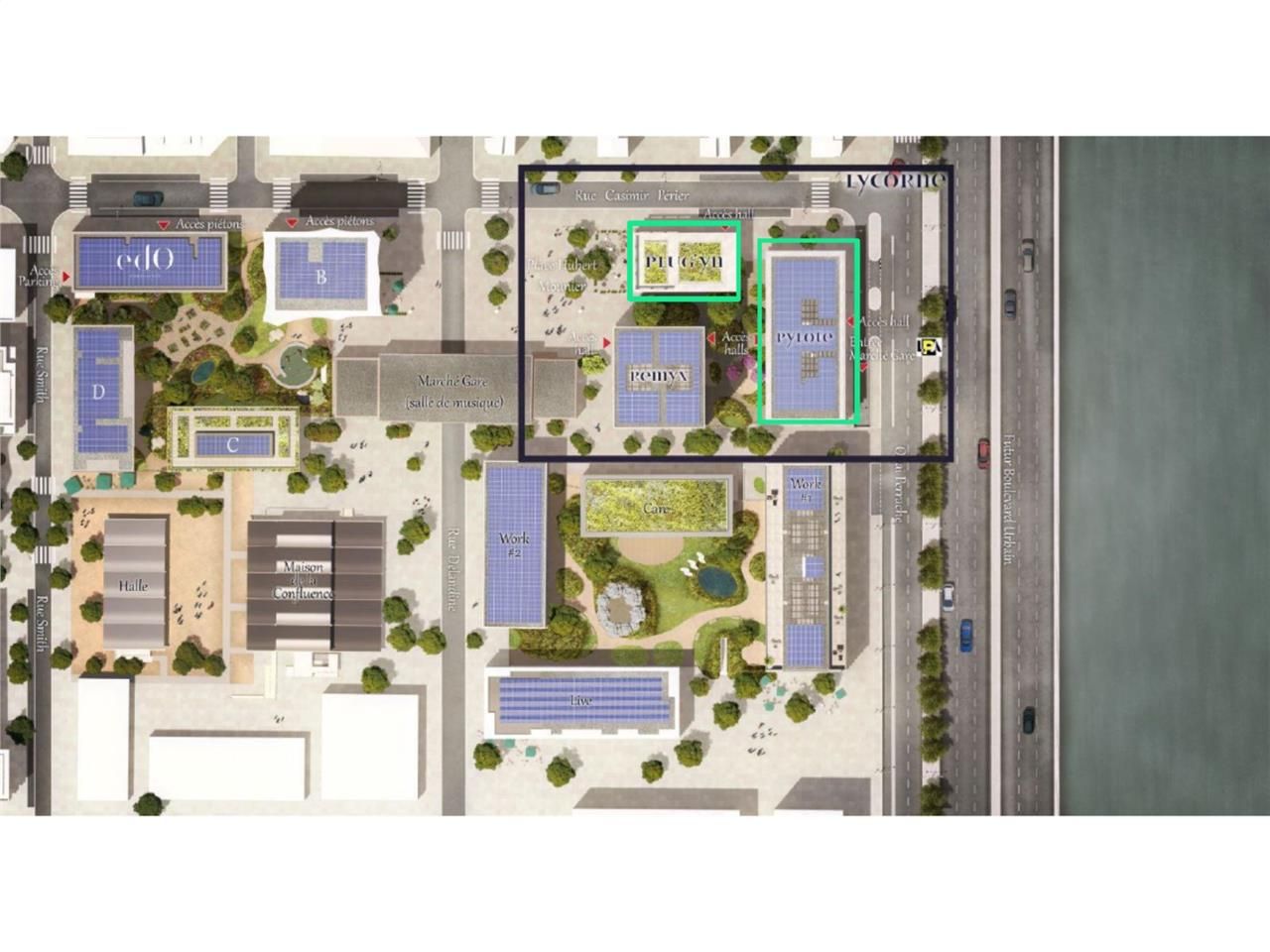 Vente bureaux 487 m² divisibles à partir de 244 m²