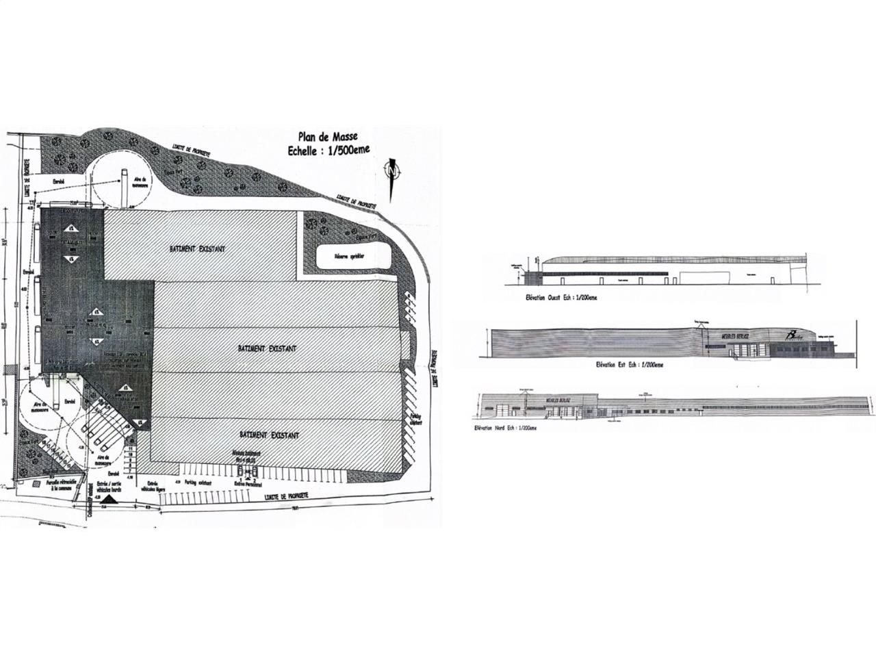 Vente entrepots 13800 m² non divisibles