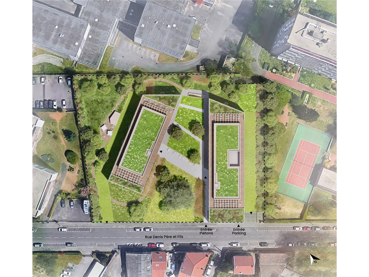 Vente bureaux 7630 m² divisibles à partir de 3620 m²