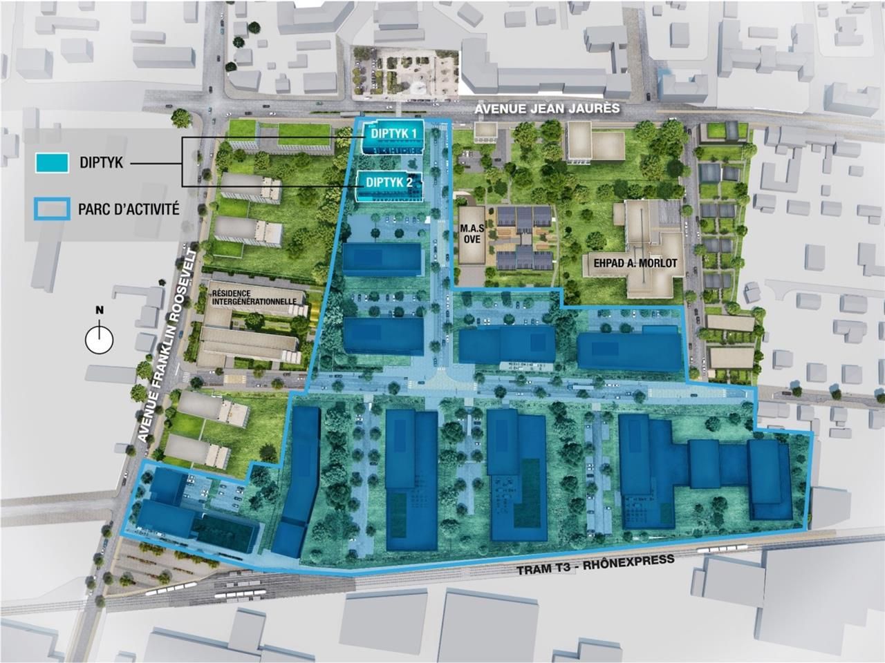 Location bureaux 2151 m² divisibles à partir de 128 m²