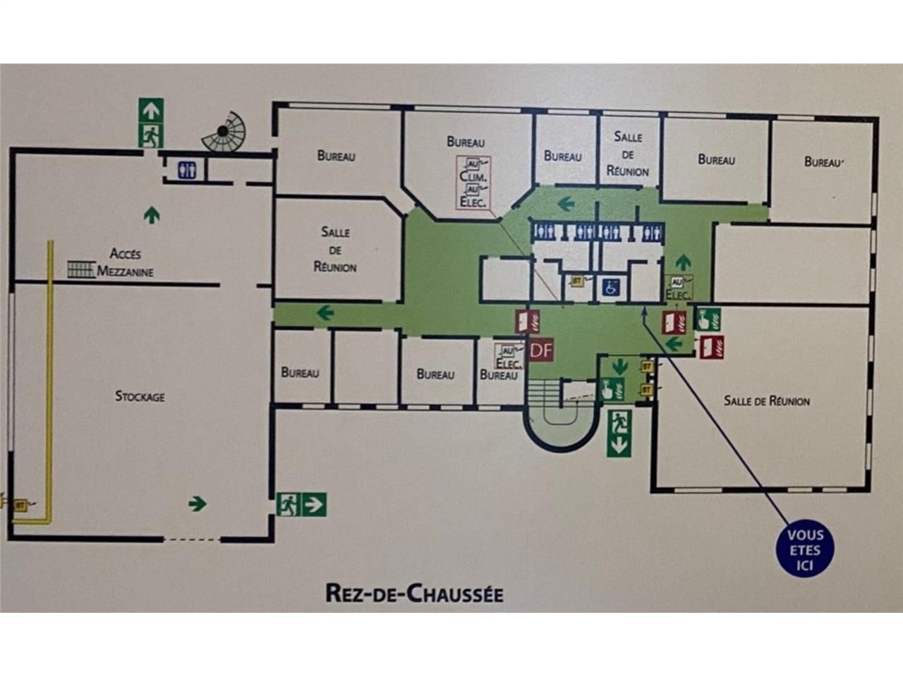 Location bureaux 520 m² non divisibles