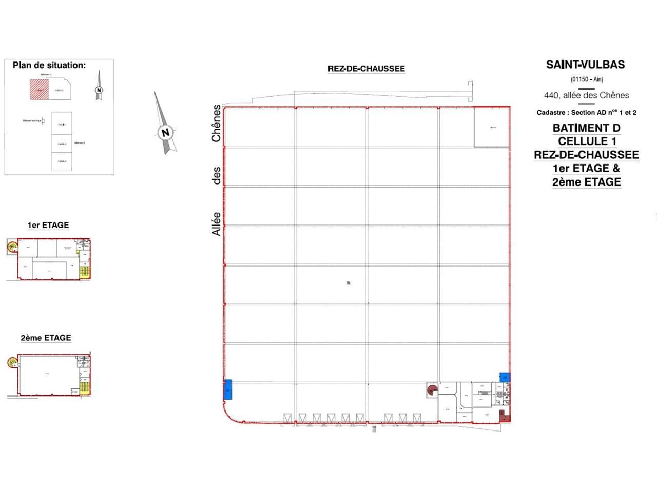 Location entrepots 21240 m² divisibles à partir de 9428 m²