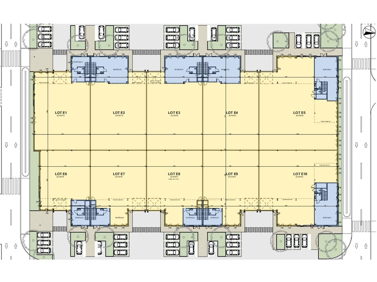 Location entrepots 22445 m² divisibles à partir de 448 m²