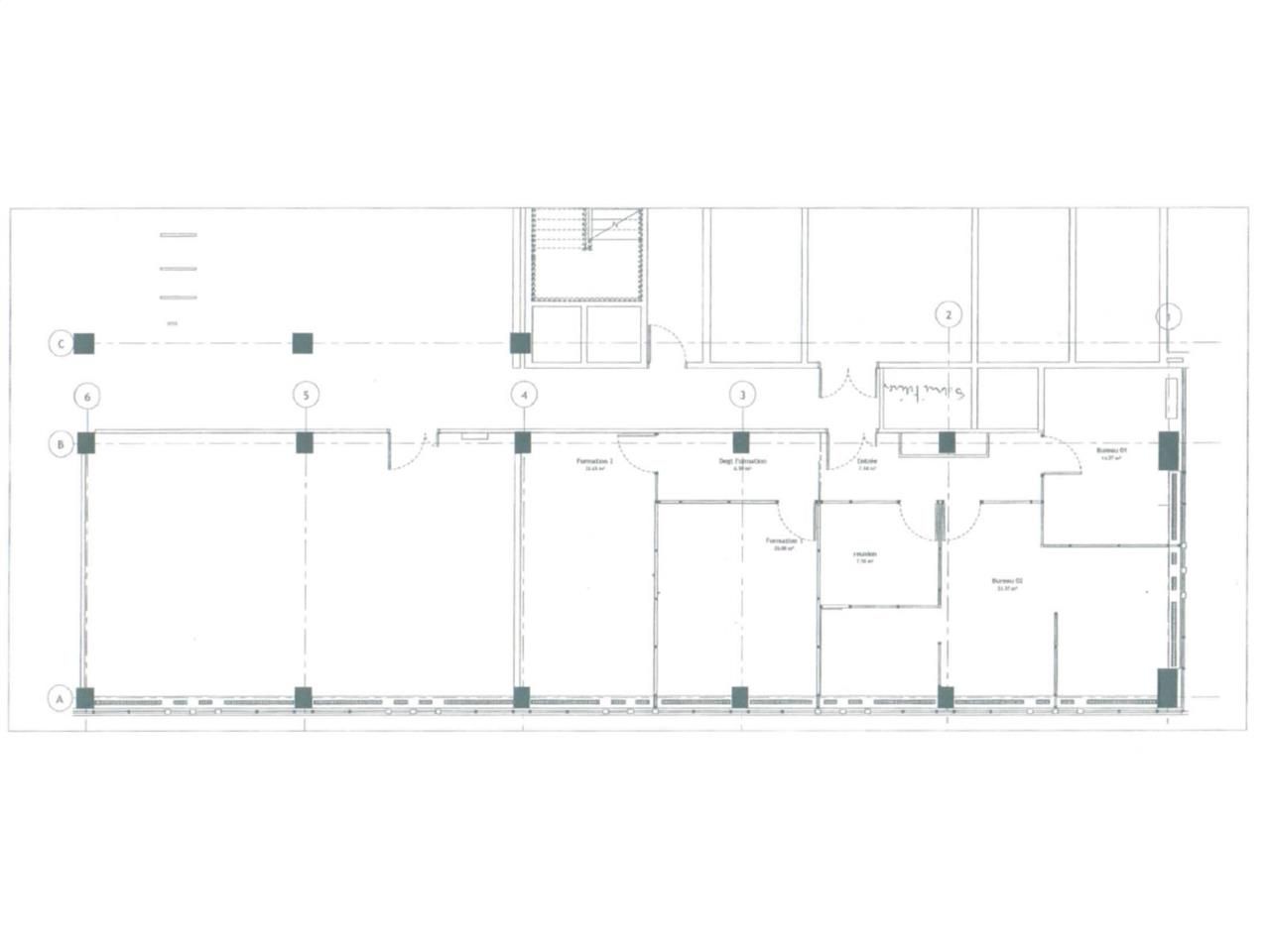 Location bureaux 186 m² divisibles à partir de 72 m²