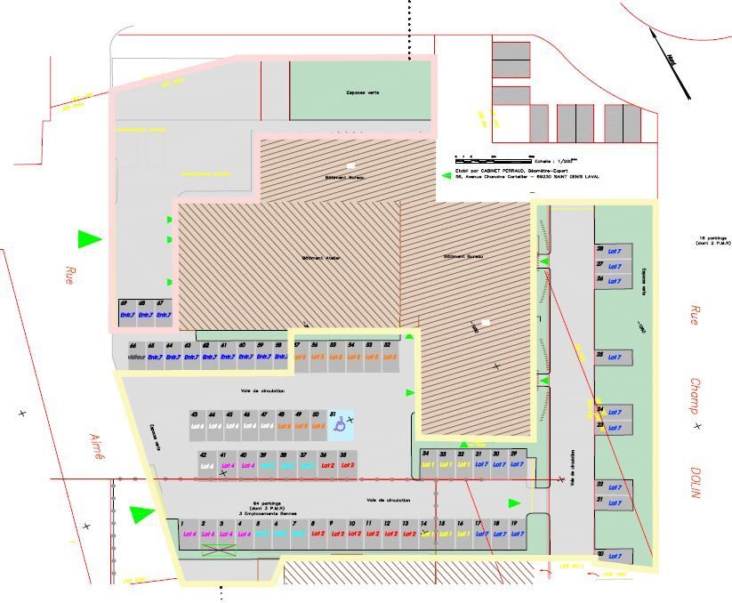 Location bureaux 326 m² divisibles à partir de 155 m²