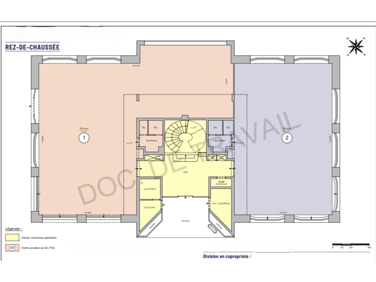 Vente bureaux 1383 m² divisibles à partir de 163 m²