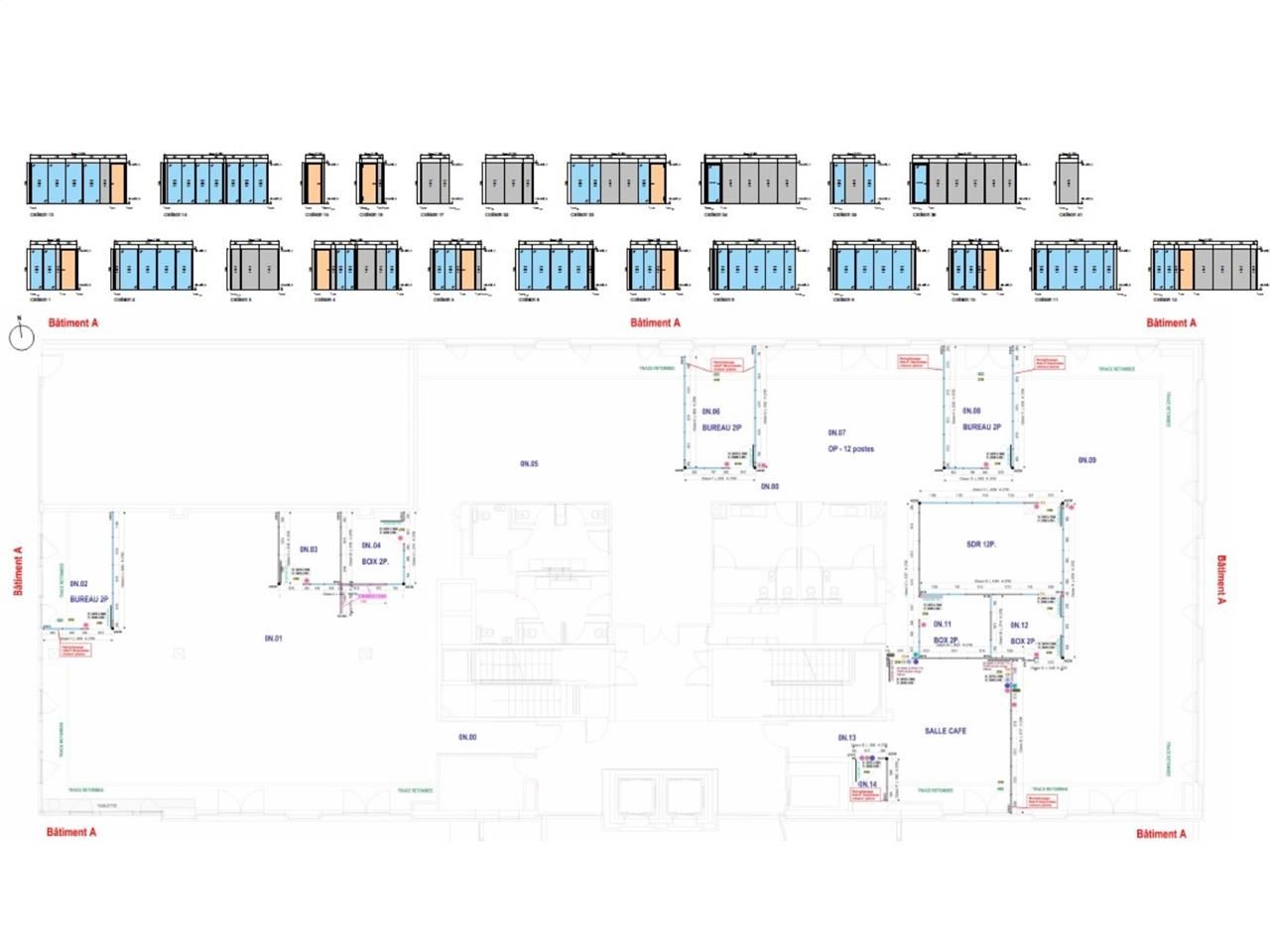 Location bureaux 6299 m² divisibles à partir de 3236 m²