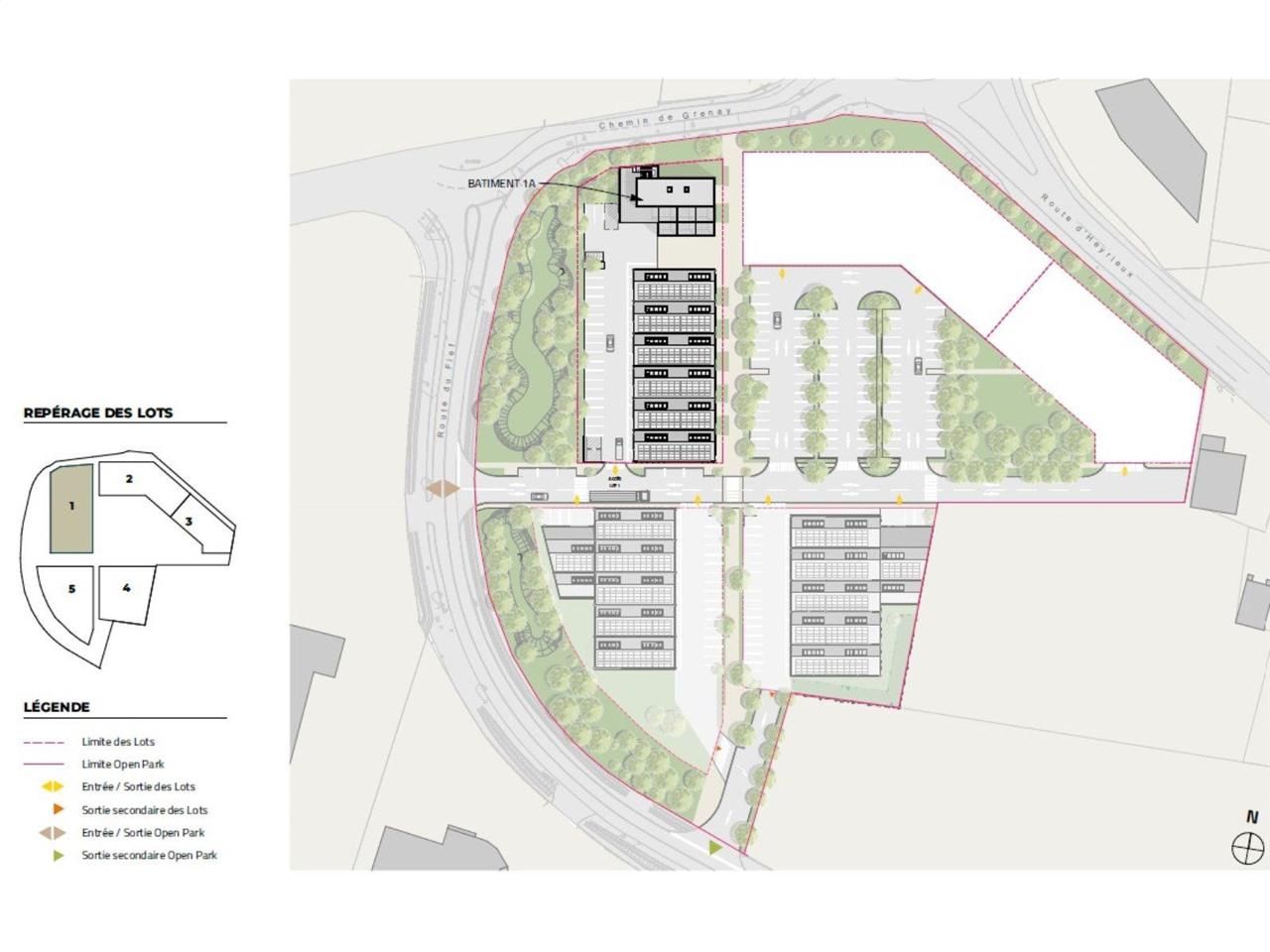 Vente entrepots 3530 m² divisibles à partir de 236 m²