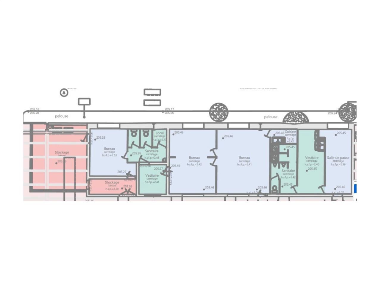 Location entrepots 5395 m² non divisibles