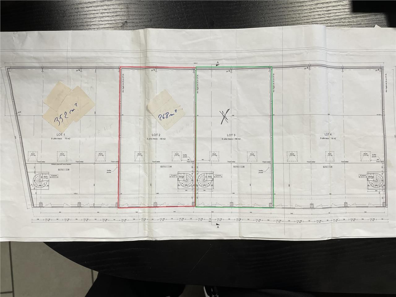 Location entrepots 856 m² divisibles à partir de 268 m²