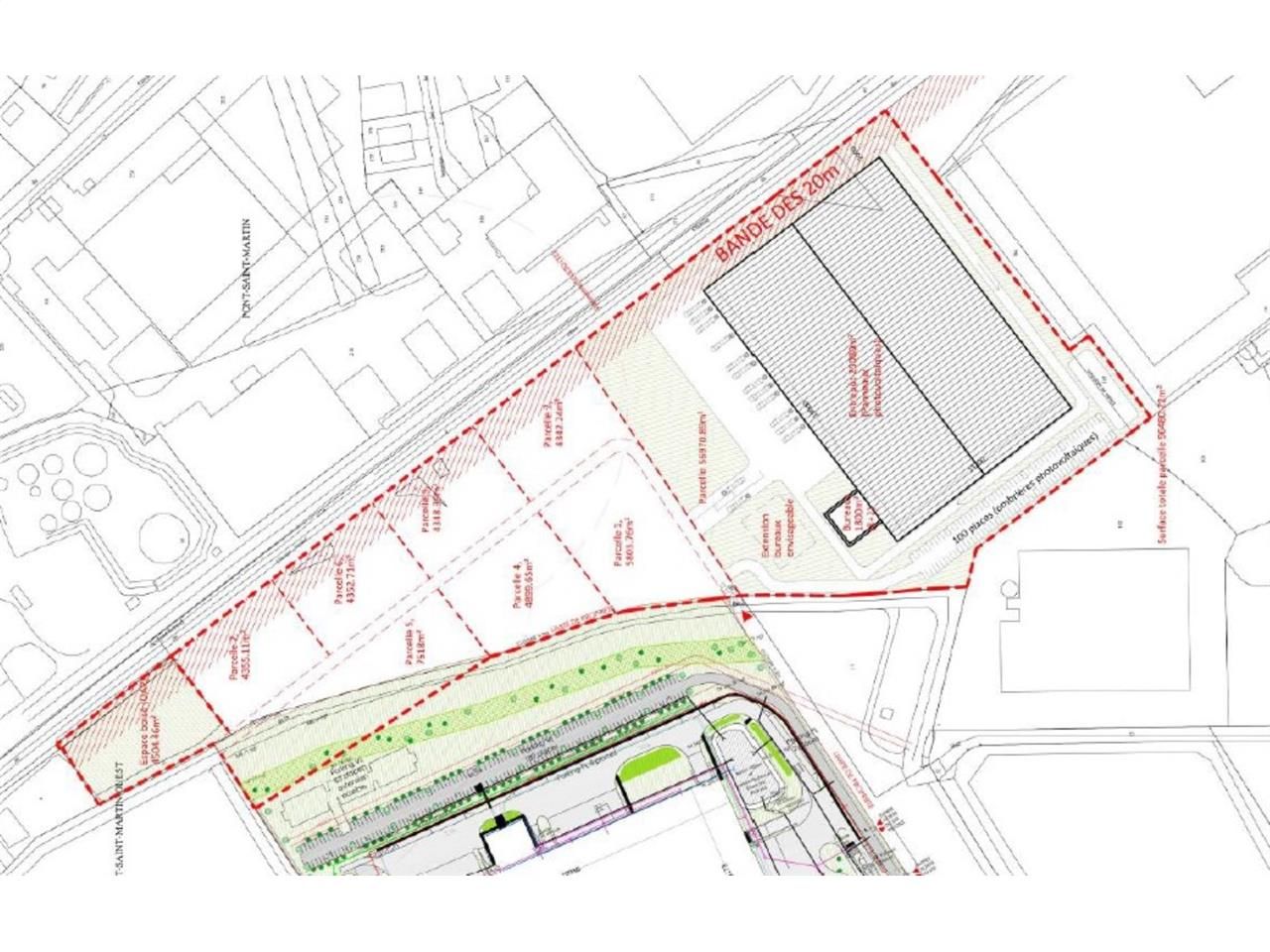 Vente entrepots 26800 m² divisibles à partir de 12000 m²