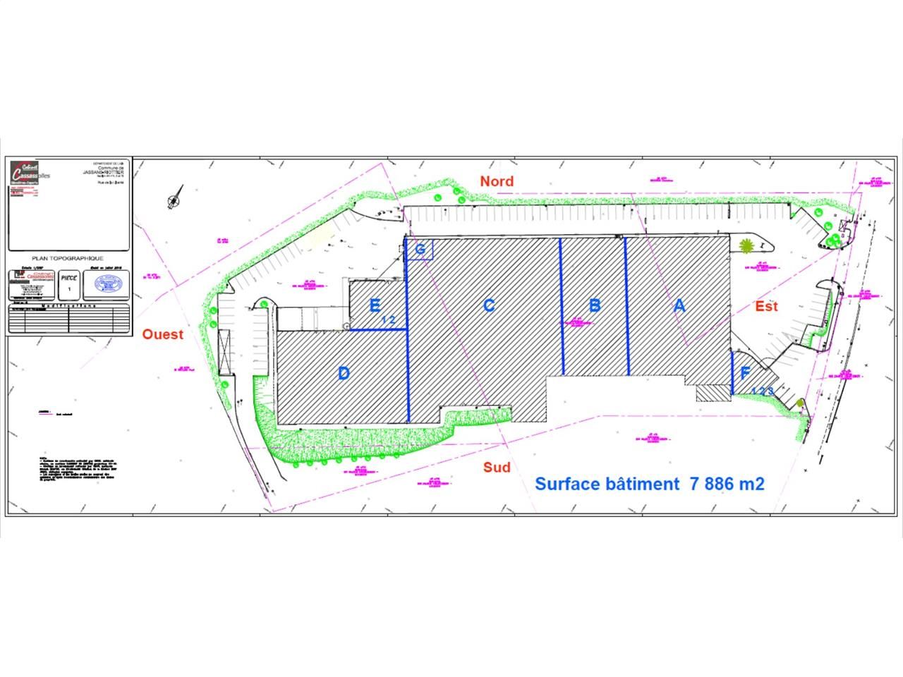 Vente entrepots 7883 m² non divisibles