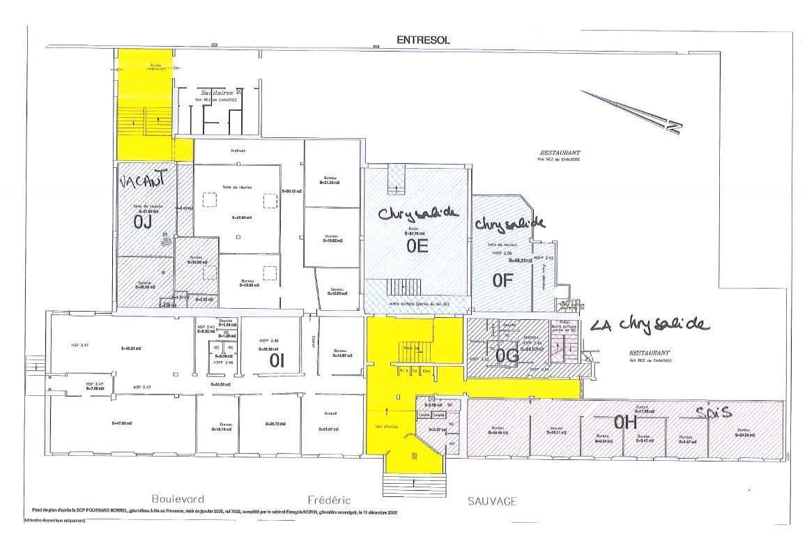 Location bureaux 879 m² divisibles à partir de 100 m²