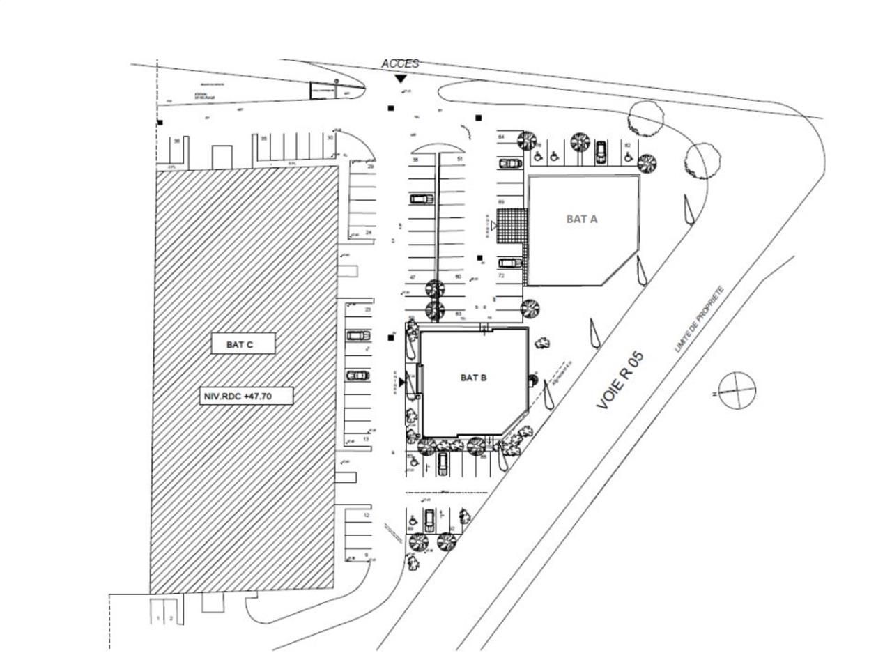 Location bureaux 990 m² divisibles à partir de 99 m²