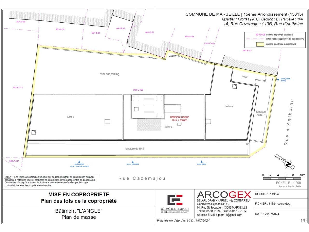 Vente bureaux 3723 m² divisibles à partir de 322 m²