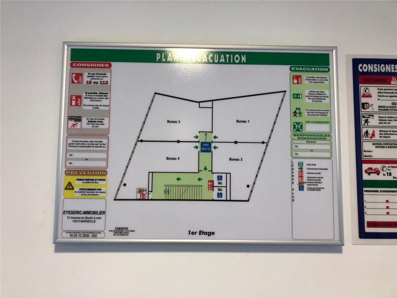 Location bureaux 120 m² divisibles à partir de 38 m²