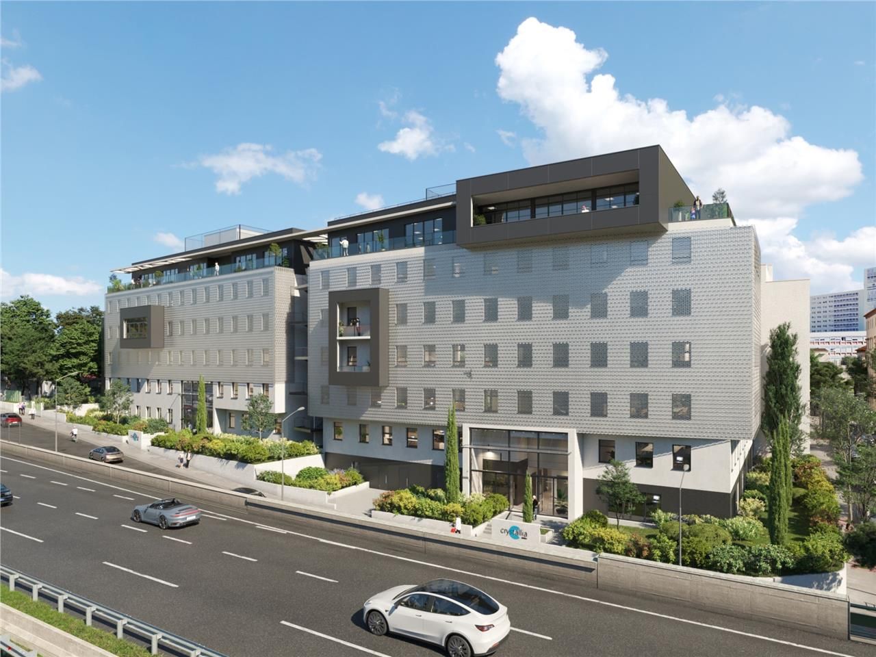 BUREAUX NEUFS A VENDRE - 13010 MARSEILLE - CRYSTA