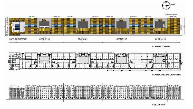 Location bureaux 8934 m² divisibles à partir de 109 m²