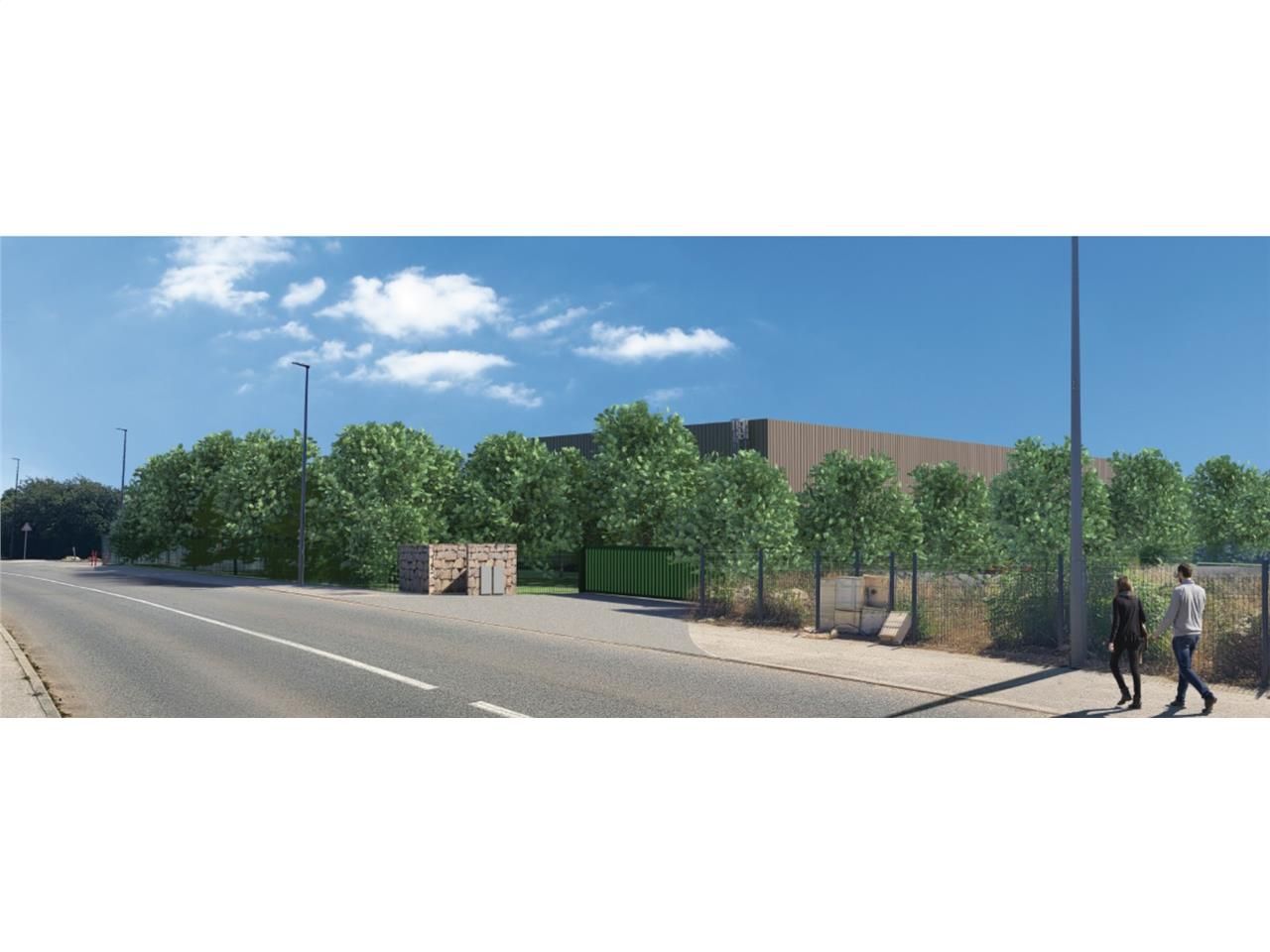 Construction d'un entrepôt de 1 500 m² au sol pro