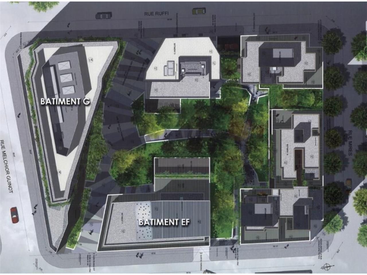Location bureaux 2153 m² divisibles à partir de 136 m²
