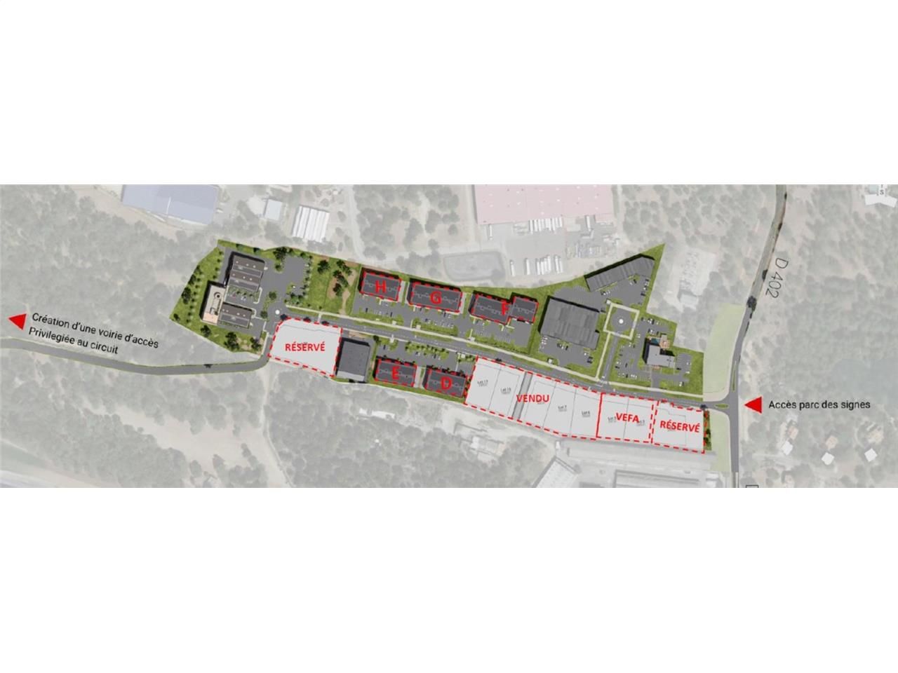 Vente entrepots 2800 m² non divisibles