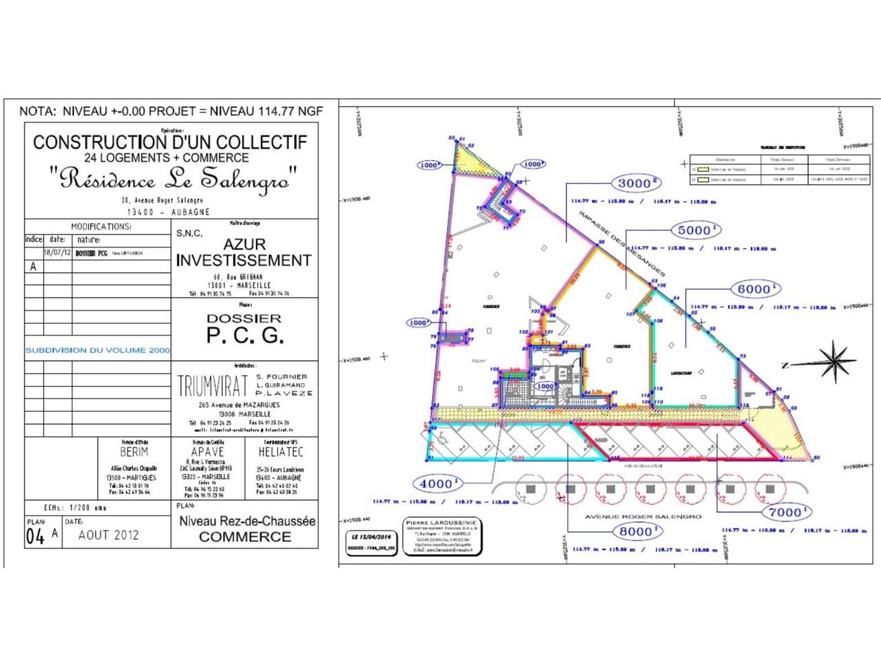 Location bureaux 310 m² divisibles à partir de 125 m²
