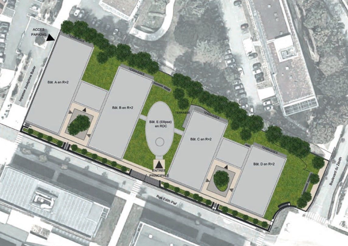 Location bureaux 8245 m² divisibles à partir de 2000 m²