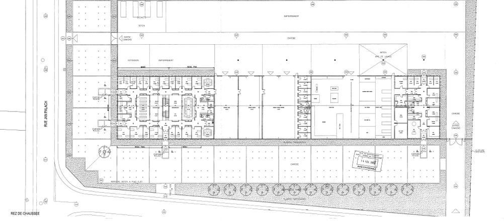 Location entrepots 3420 m² non divisibles