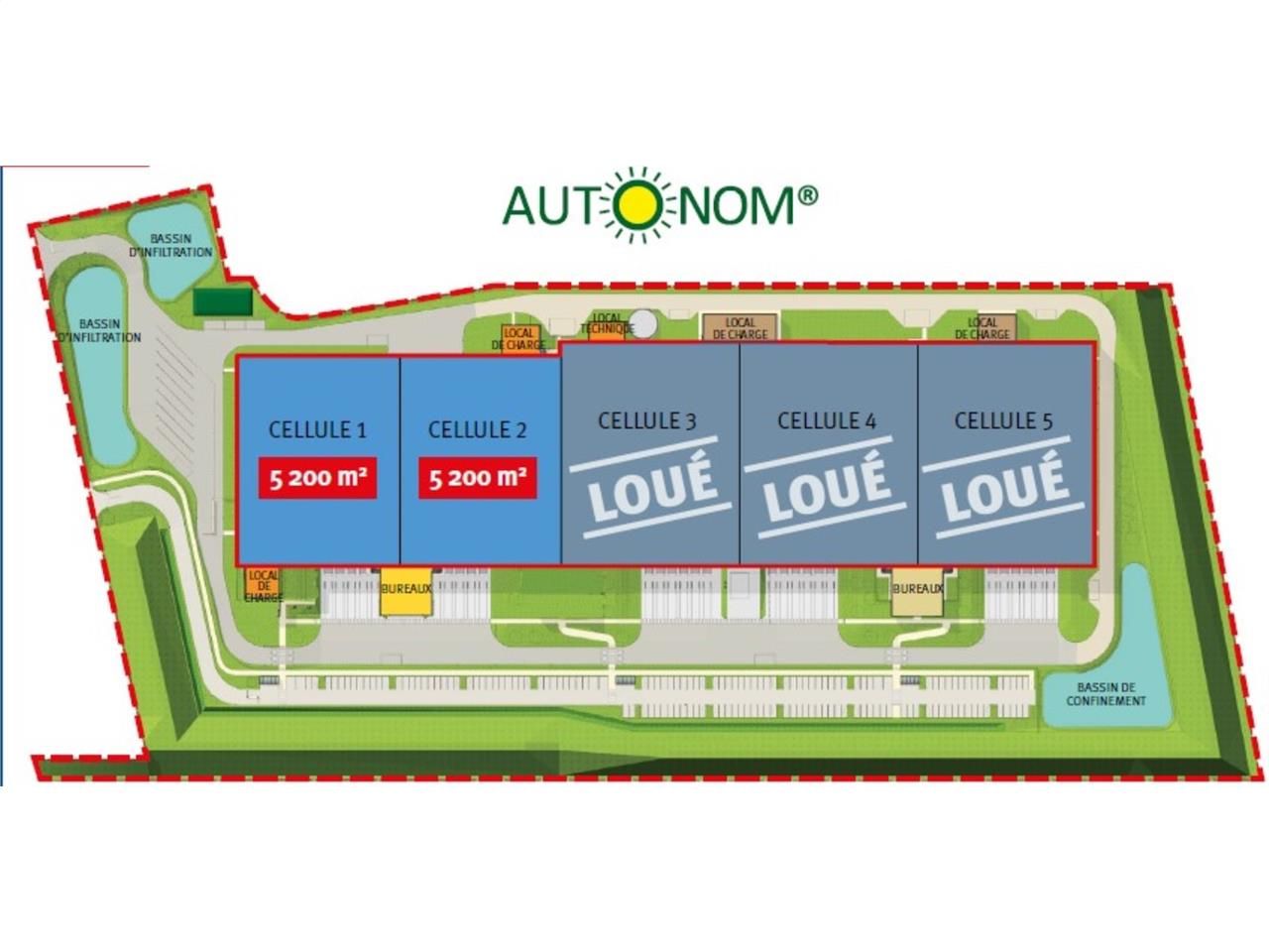 Location entrepots 11250 m² divisibles à partir de 5100 m²