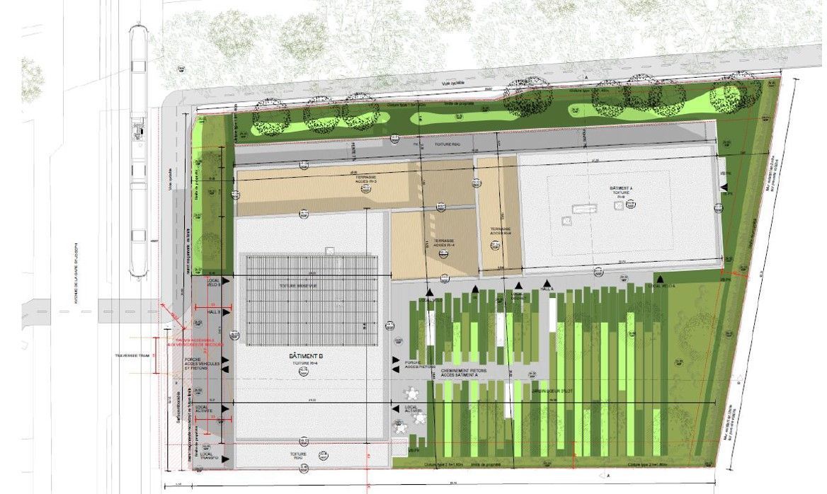 Location bureaux 9427 m² divisibles à partir de 235 m²