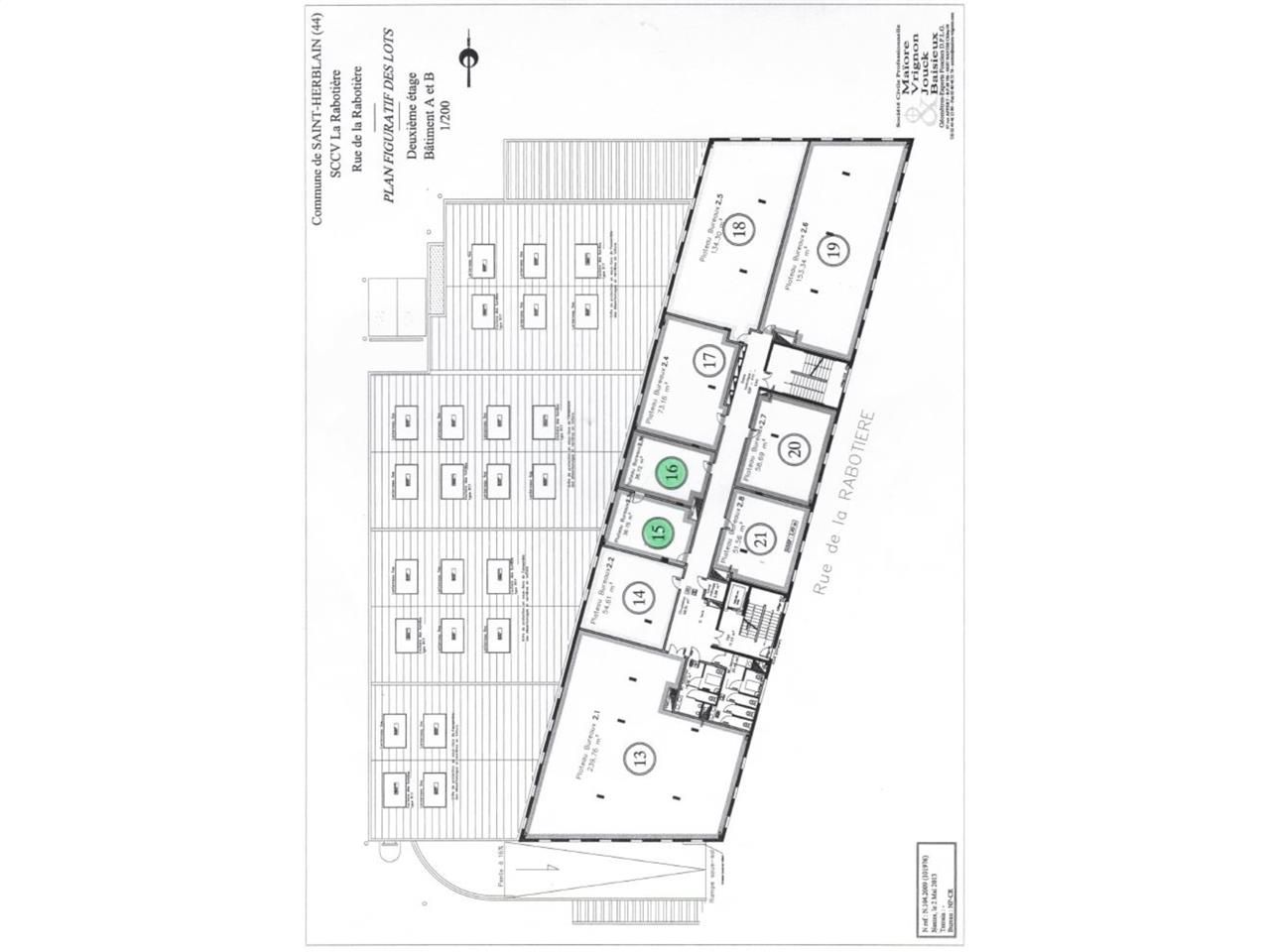 Vente bureaux 74 m² non divisibles