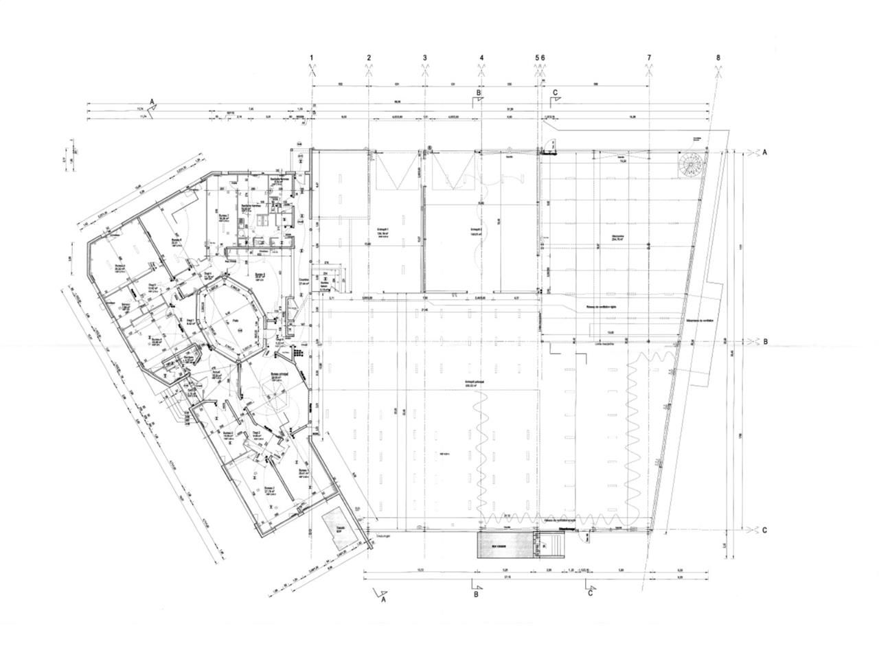 Vente entrepots 1900 m² non divisibles