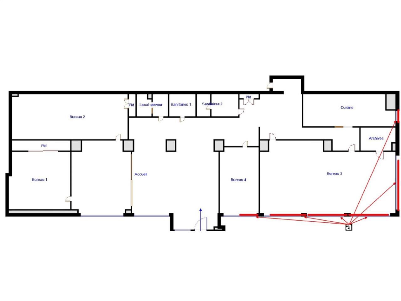Vente bureaux 314 m² divisibles à partir de 139 m²