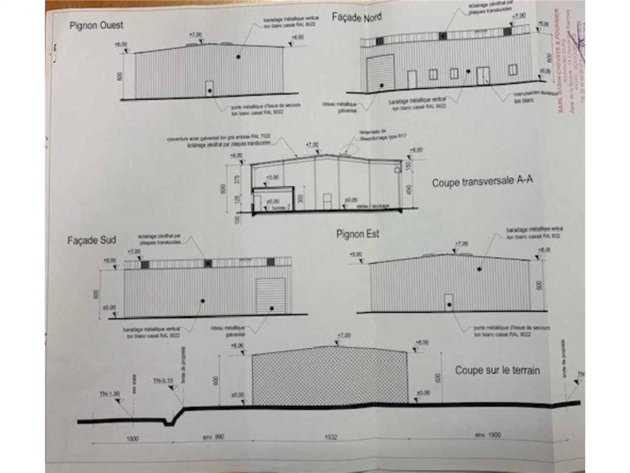 Location entrepots 391 m² non divisibles