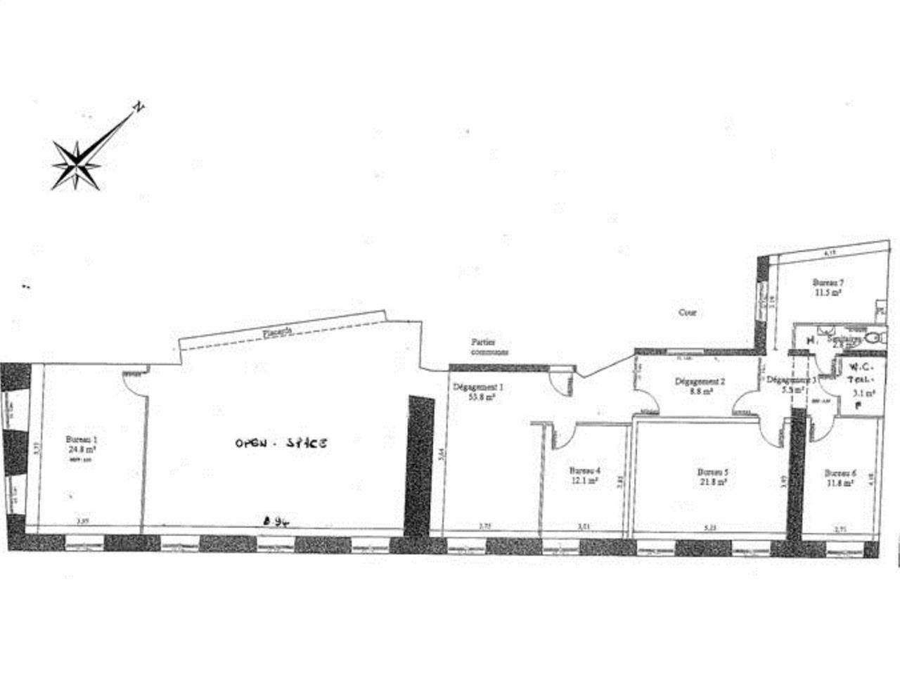 Location bureaux 388 m² divisibles à partir de 194 m²