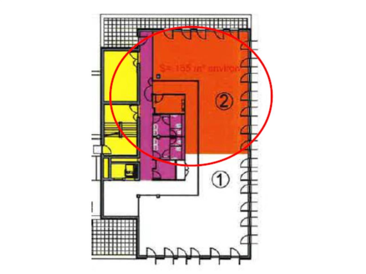 Location bureaux 180 m² non divisibles