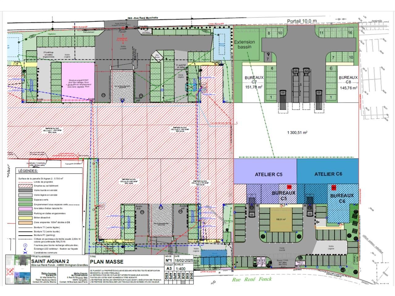 Location entrepots 3081 m² divisibles à partir de 581 m²