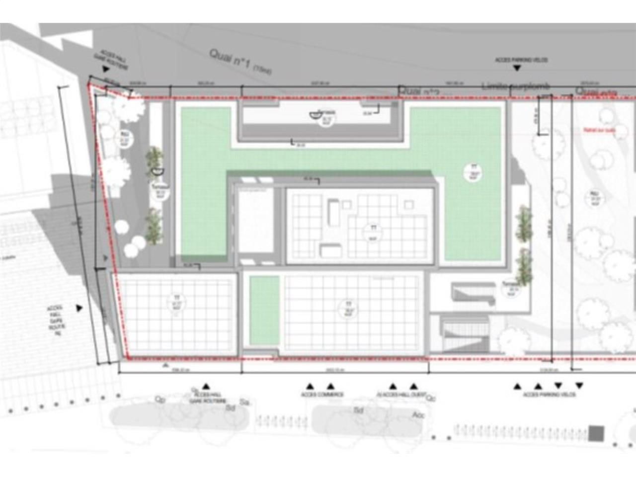 Location bureaux 2050 m² divisibles à partir de 690 m²
